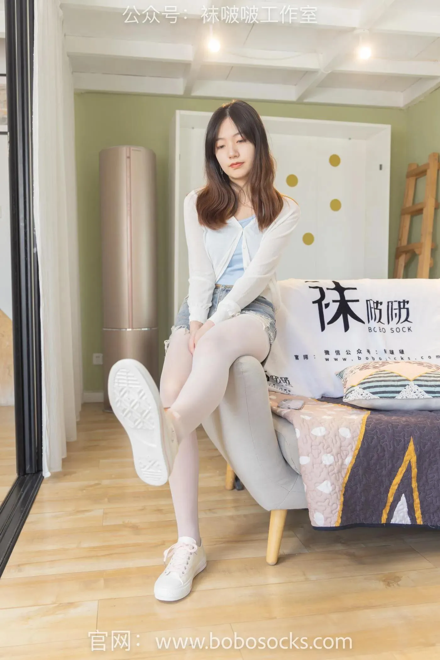 [BoBoSocks袜啵啵]NO.102 小甜豆-板鞋、白丝 [140P]插图8